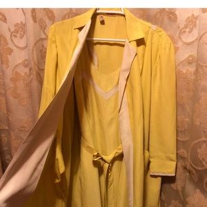 True Vintage 40’s Yellow/cream Abercrombie suit